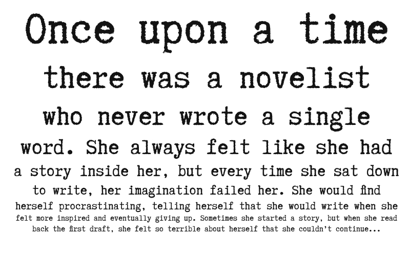 Photograph published with the entry Overcoming “one day” syndrome: how to write your first novel
