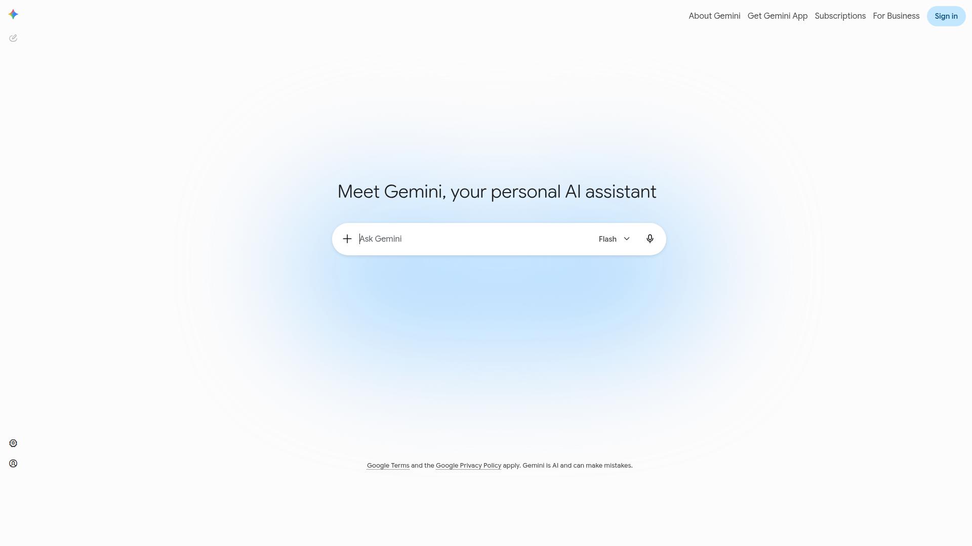 Gemini website